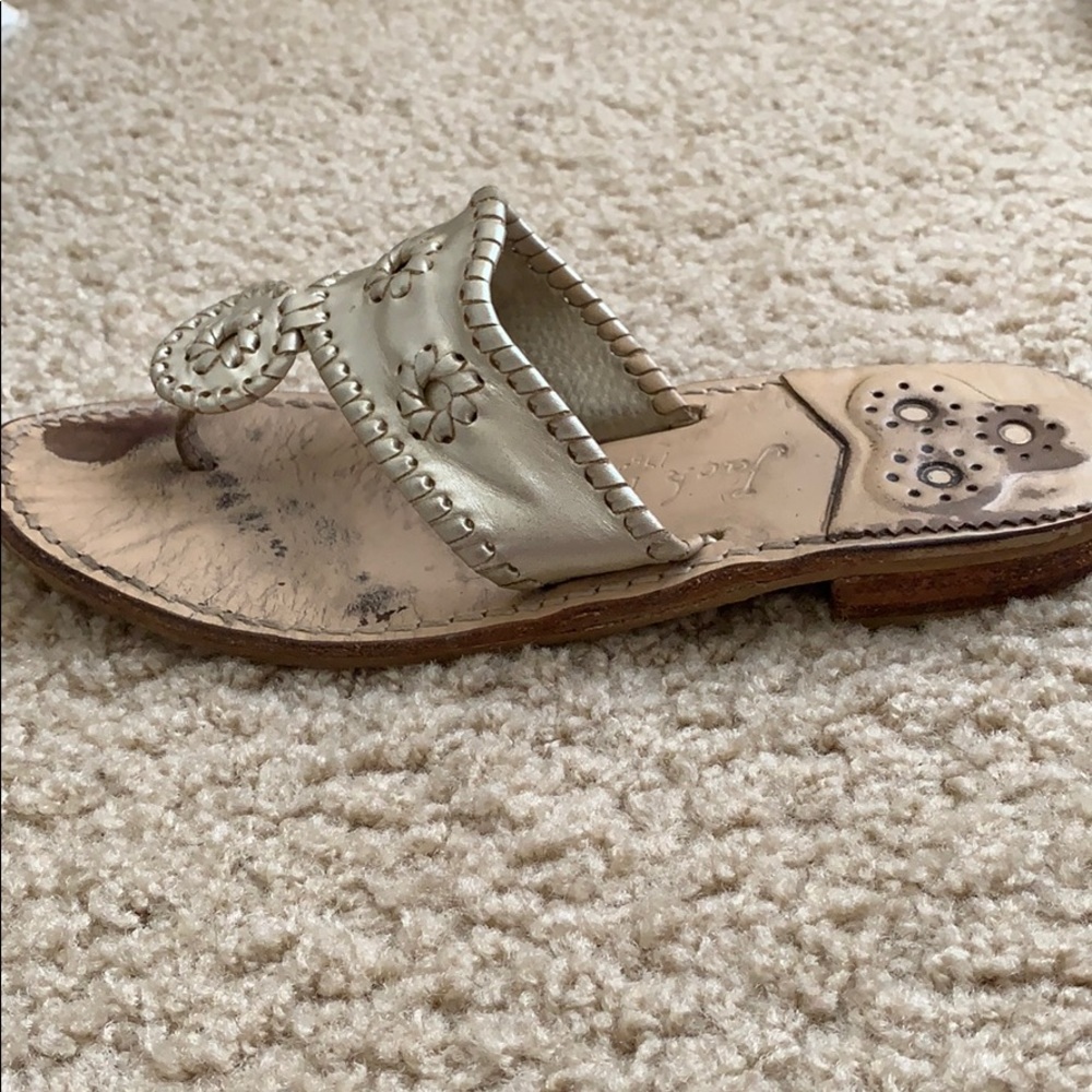 Platinum Jack Rogers sandals